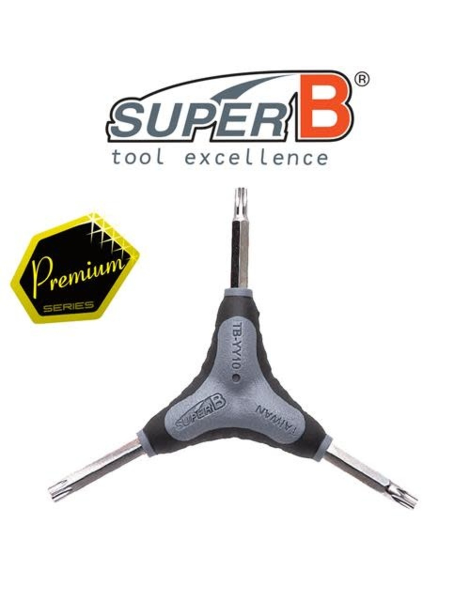 SUPER-B SUPER-B PREMIUM Y-WRENCH GRIP TORX KEY TOOL 25/30/40