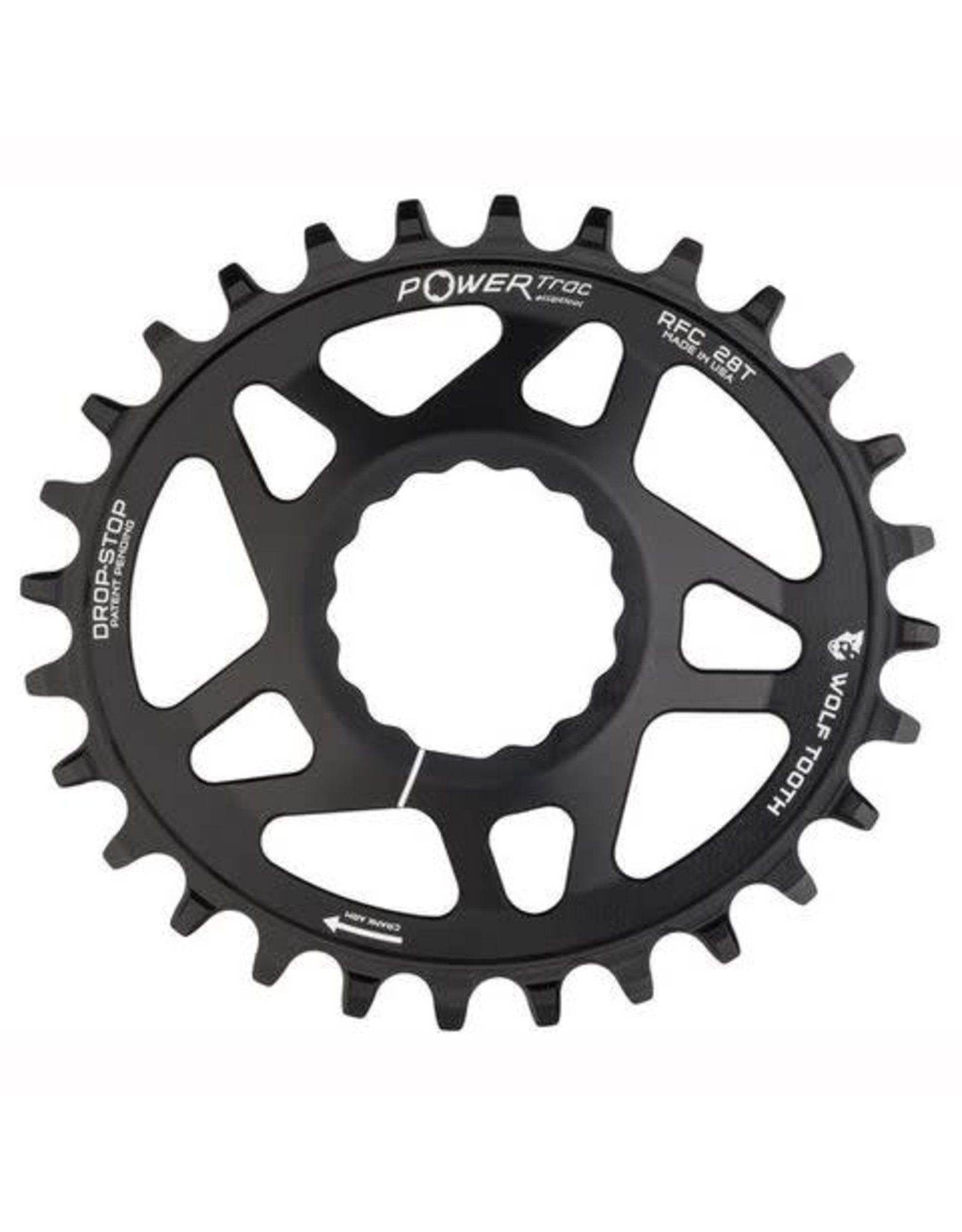 WOLF TOOTH WOLF TOOTH RACE FACE CINCH ELLIPTICAL 34T BOOST BLACK CHAINRING