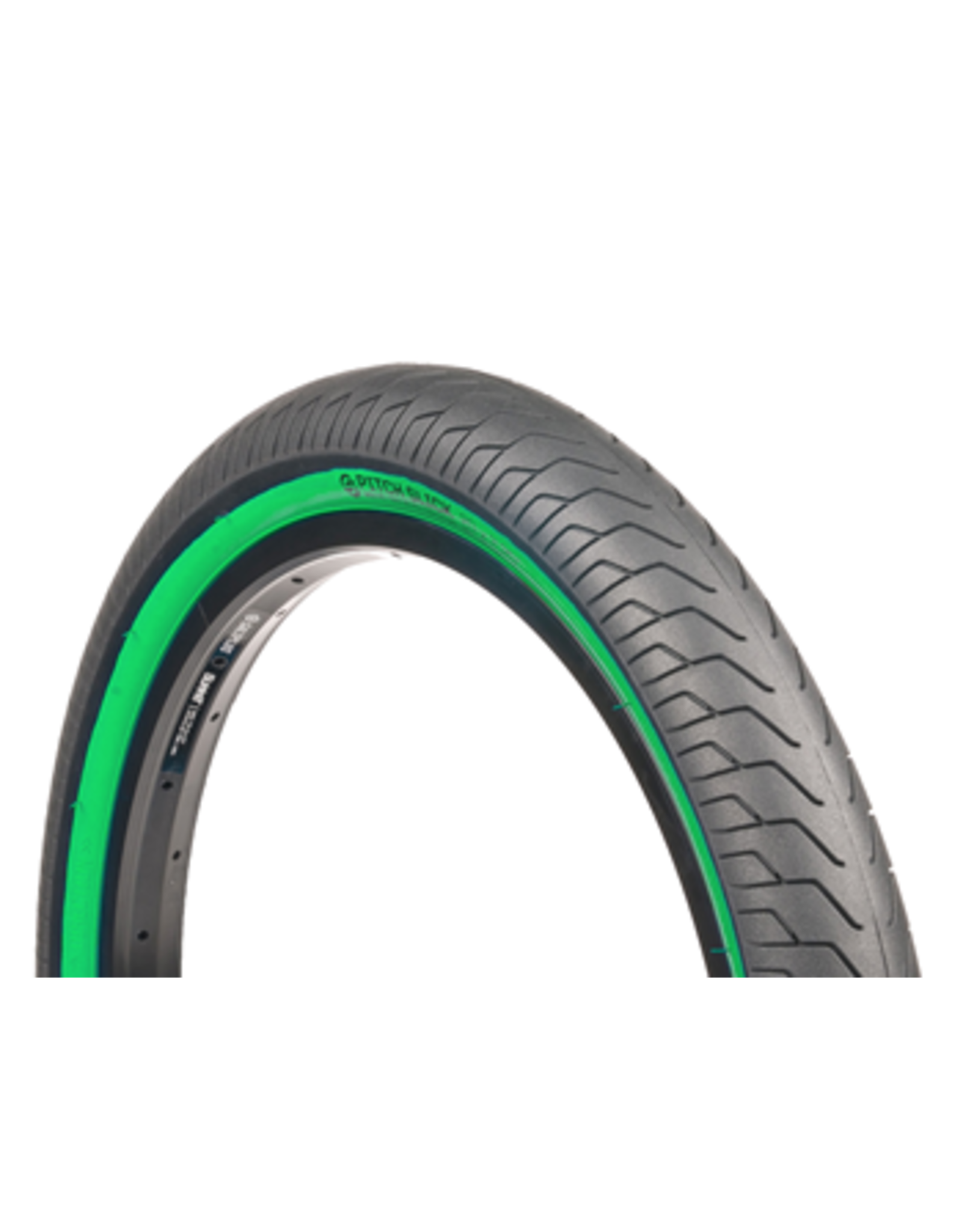 Salt BMX SALT PITCH SLICK 20 X 2.25” BLACK/GREEN WALL TYRE