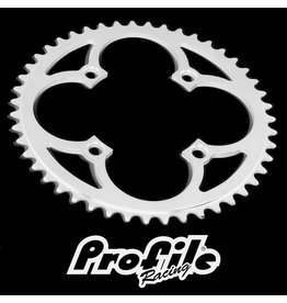 PROFILE RACING PROFILE RACING 104X44 4 BOLT SILVER CHAINRING