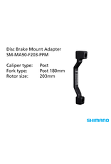 Shimano SHIMANO BRAKE ADAPTER SM-MA90-F203-PP 203mm CALIPER: POST MOUNT: POST 180MM