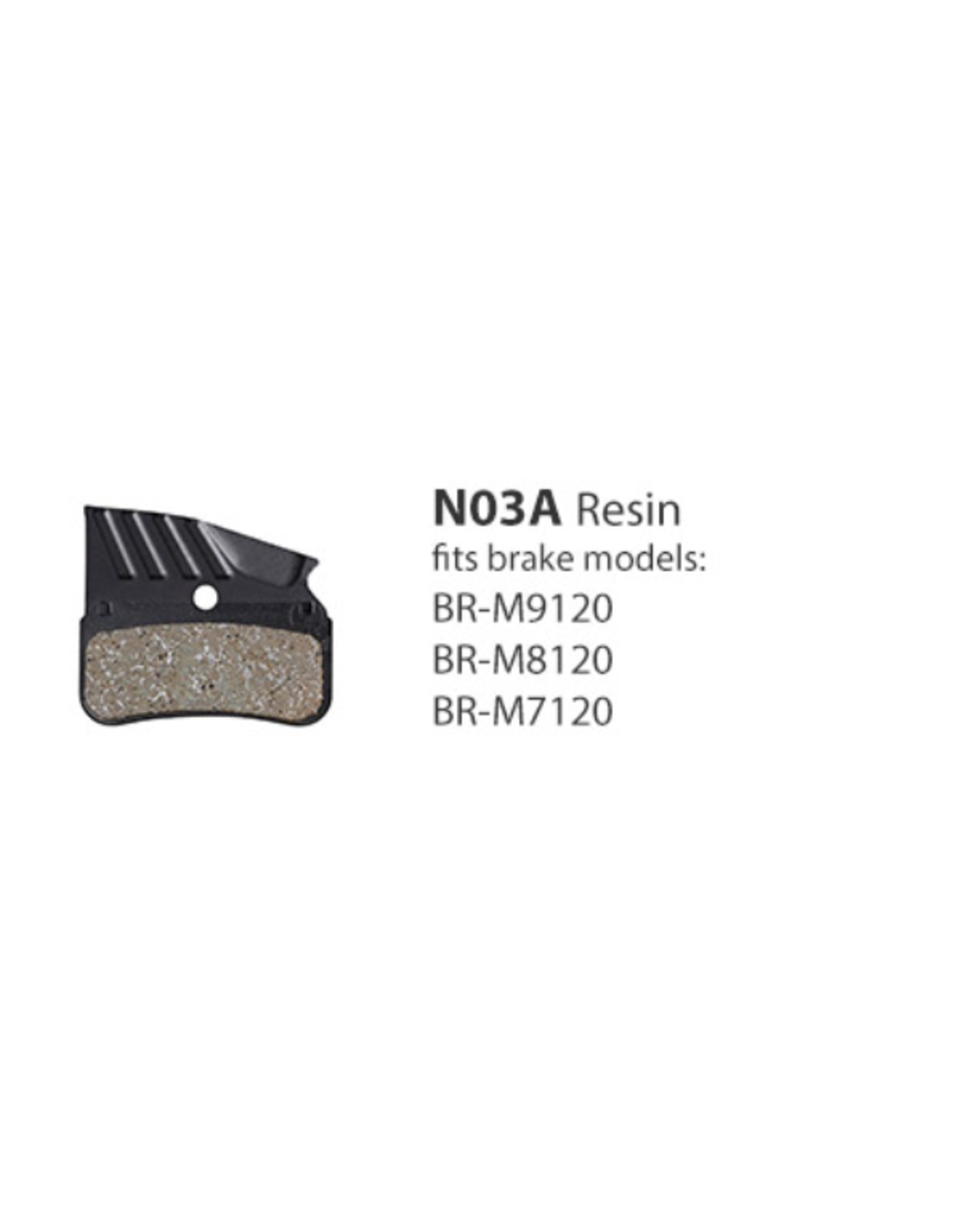 Shimano SHIMANO BR-M9120 N03A RESIN DISC BRAKE PADS w/FIN & SPRING w/SPLIT PIN