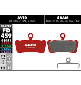 GALFER GALFER ADVANCED DISC BRAKE PADS FIT SRAM GUIDE, AVID TRAIL