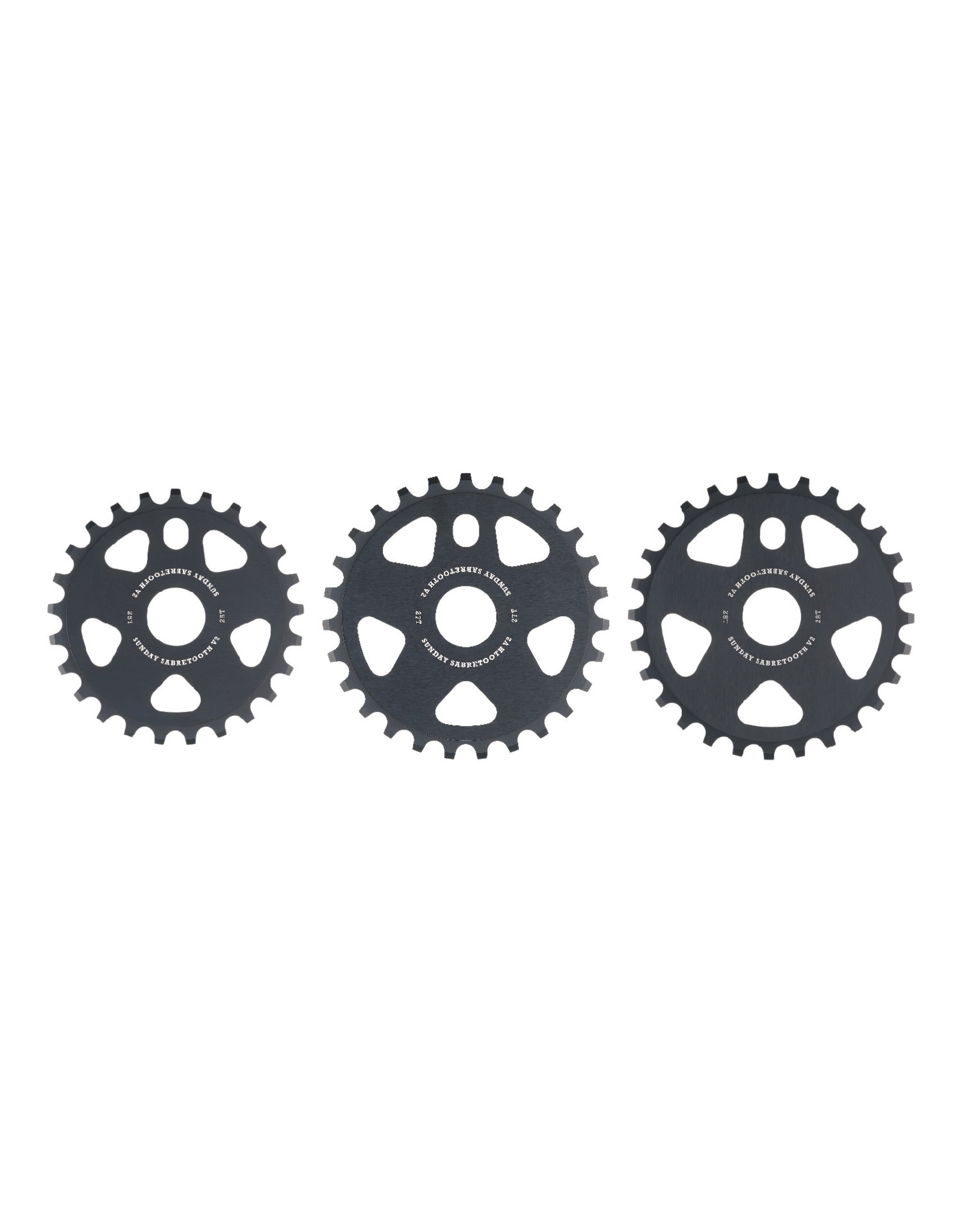 SUNDAY SABRETOOTH SPROCKET 25T BLACK