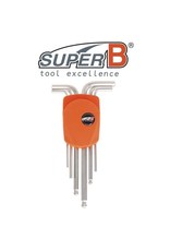 SUPER-B SUPER-B CLASSIC HEX WRENCH 6 PIECE TOOL SET 2/2.5/3/4/5/6mm