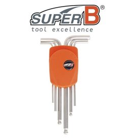 SUPER-B SUPER-B CLASSIC HEX WRENCH 6 PIECE TOOL SET 2/2.5/3/4/5/6mm