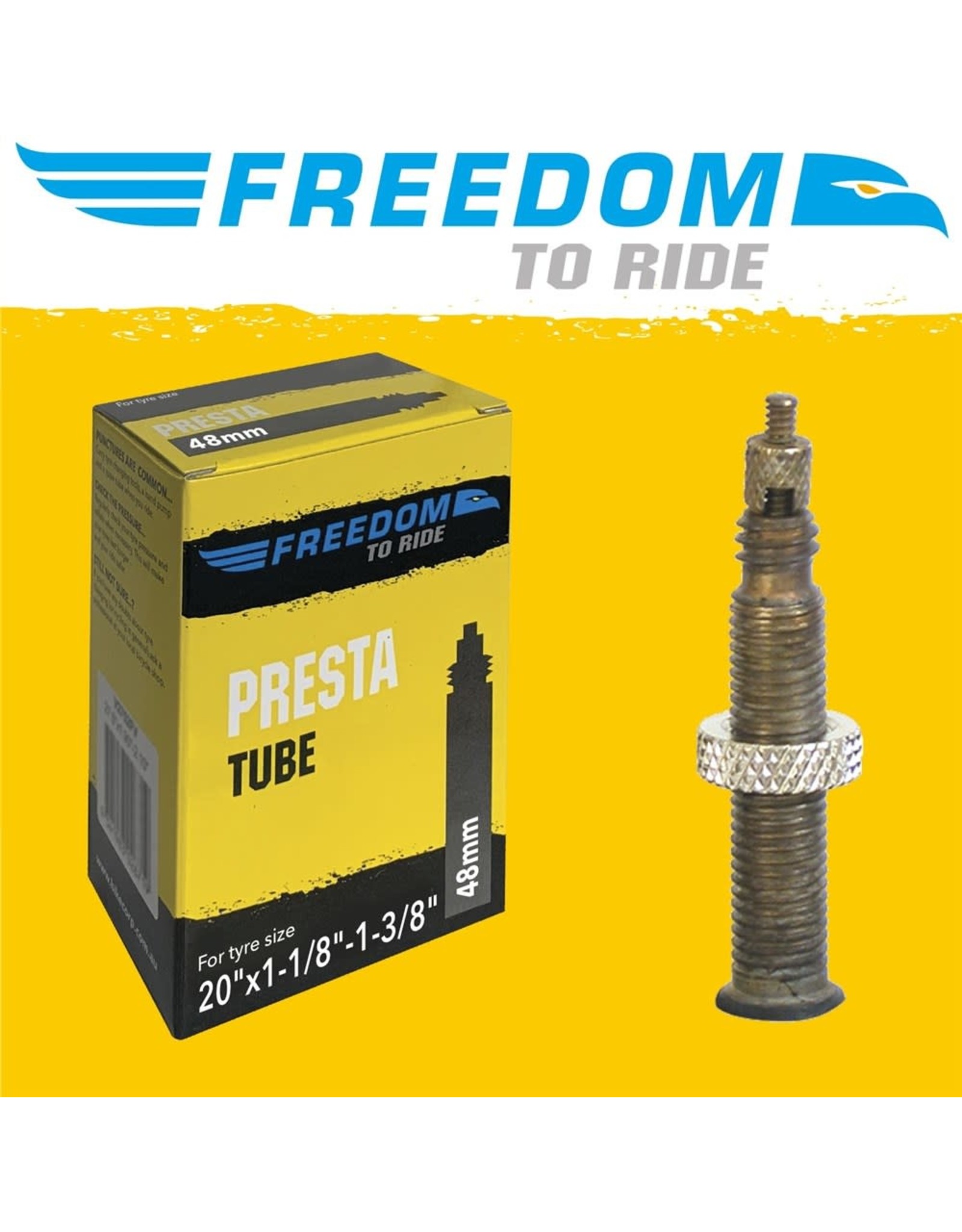 FREEDOM TUBE 20 X 1-1/8-1-3/8” FV