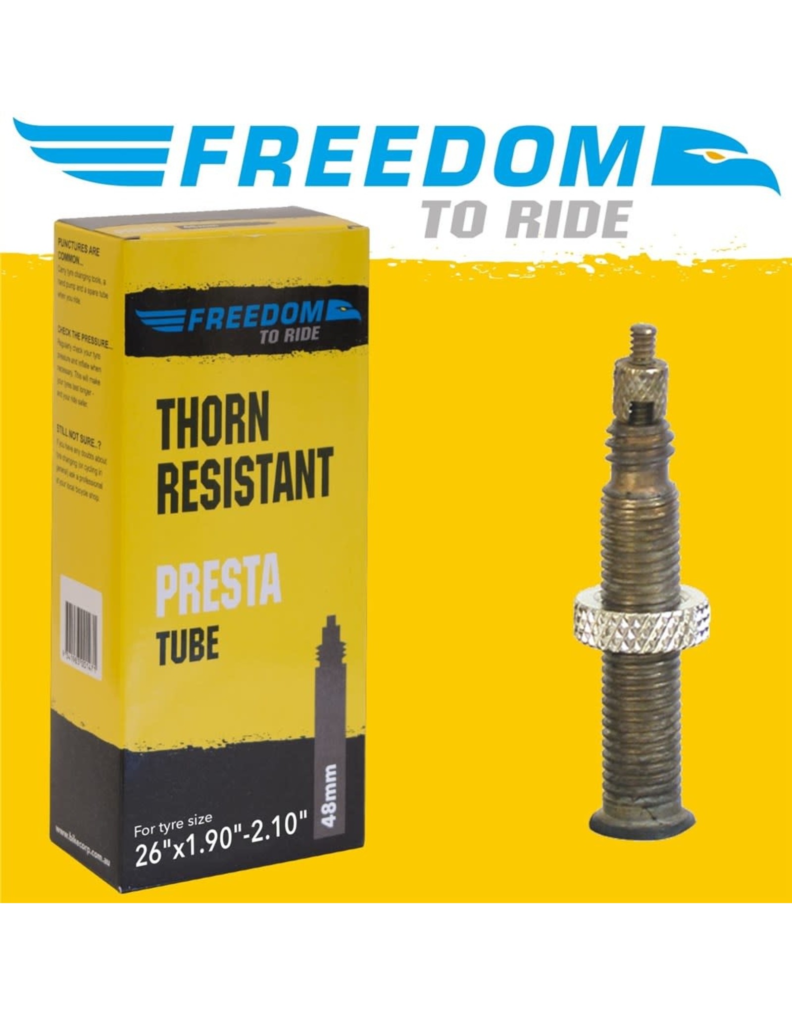 FREEDOM TUBE THORNPROOF 26 X 2.125 FV 48MM