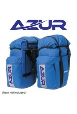 AZUR AZUR BAG COMMUTER PANNIER SET BLUE