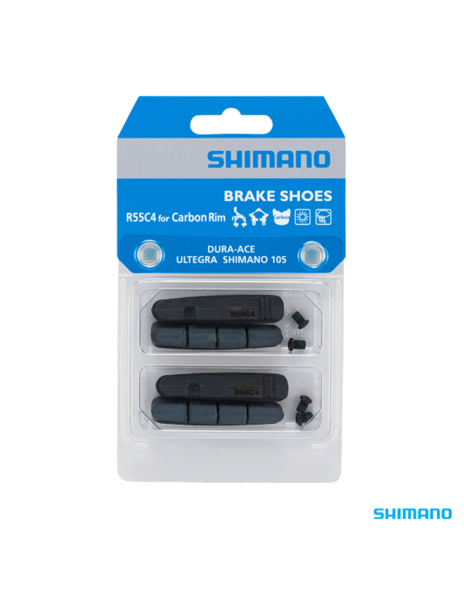 Shimano SHIMANO BR-9000 R55C4 2 PAIR INSERTS CARBON RIM BRAKE PADS