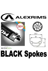 ALEX ALEX MD-19 29" REAR 8/10 SPEED BLACK ALLOY 135MM Q/R DISC HUB WHEEL