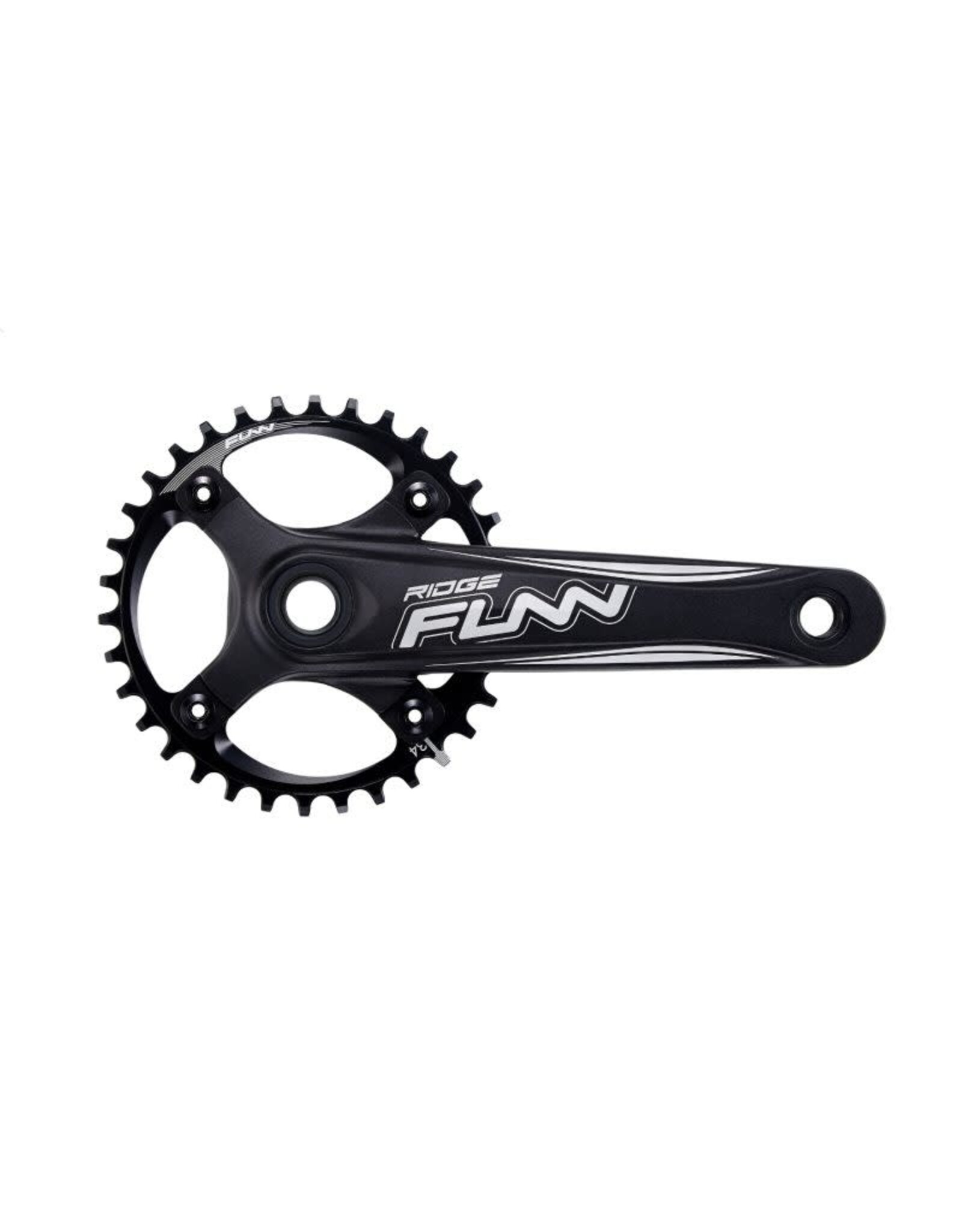 FUNN FUNN RIDGE 170MM 32T 24MM SPINDLE 68/73MM BB (INC.) BLACK CRANKSET