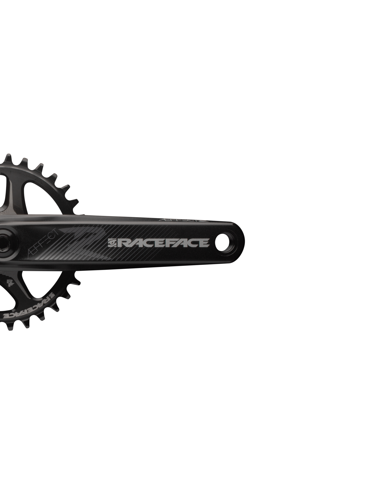 RACEFACE RACEFACE AEFFECT R 165MM BLACK CRANKSET