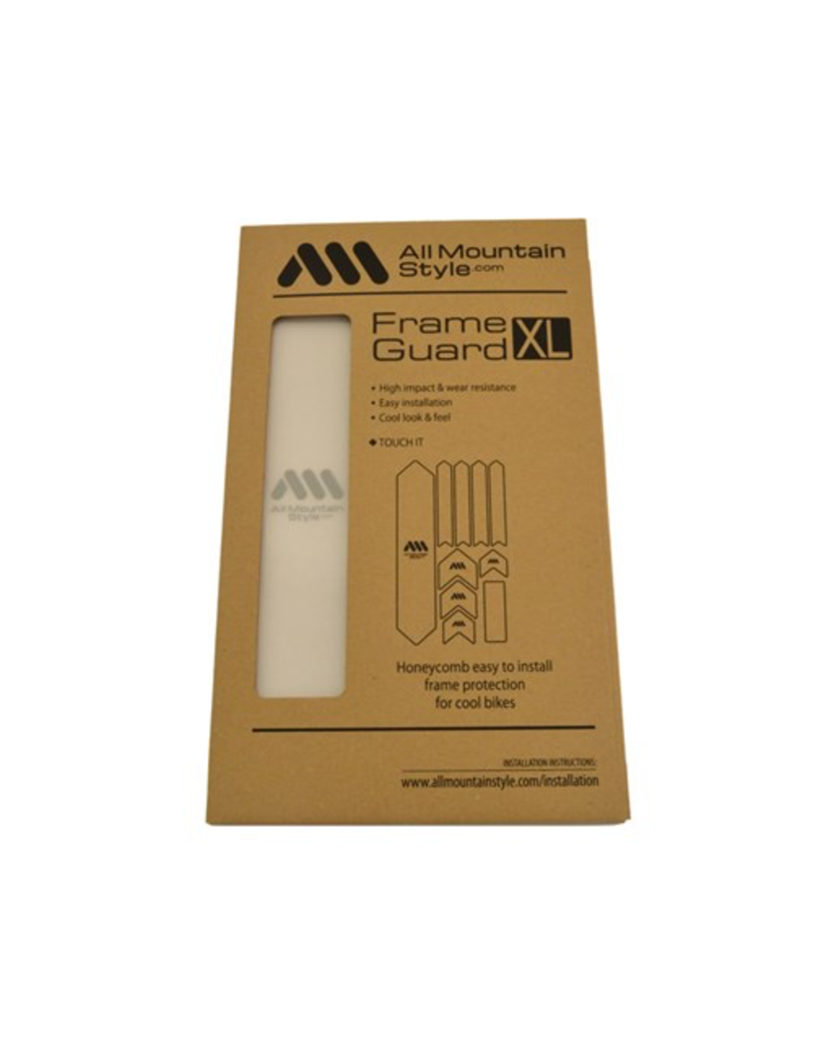 ALL MOUNTAIN STYLE ALL MOUNTAIN STYLE (AMS) FRAME PROTECTION XL CLEAR /SILVER