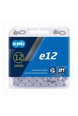 KMC KMC CHAIN E12 12 SPEED 130 LINK SILVER (E-BIKE CHAIN)