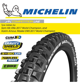 MICHELIN MICHELIN WILD ENDURO F COMPETITION GUM-X3D 27.5x2.4" FOLD TYRE