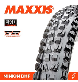 MAXXIS MAXXIS MINION DHF 27.5 X 2.50” TR EXO FOLD 60TPI TYRE
