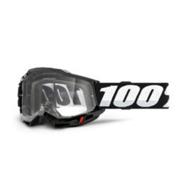 100% 100% ACCURI 2 OTG CLEAR LENS BLACK GOGGLES