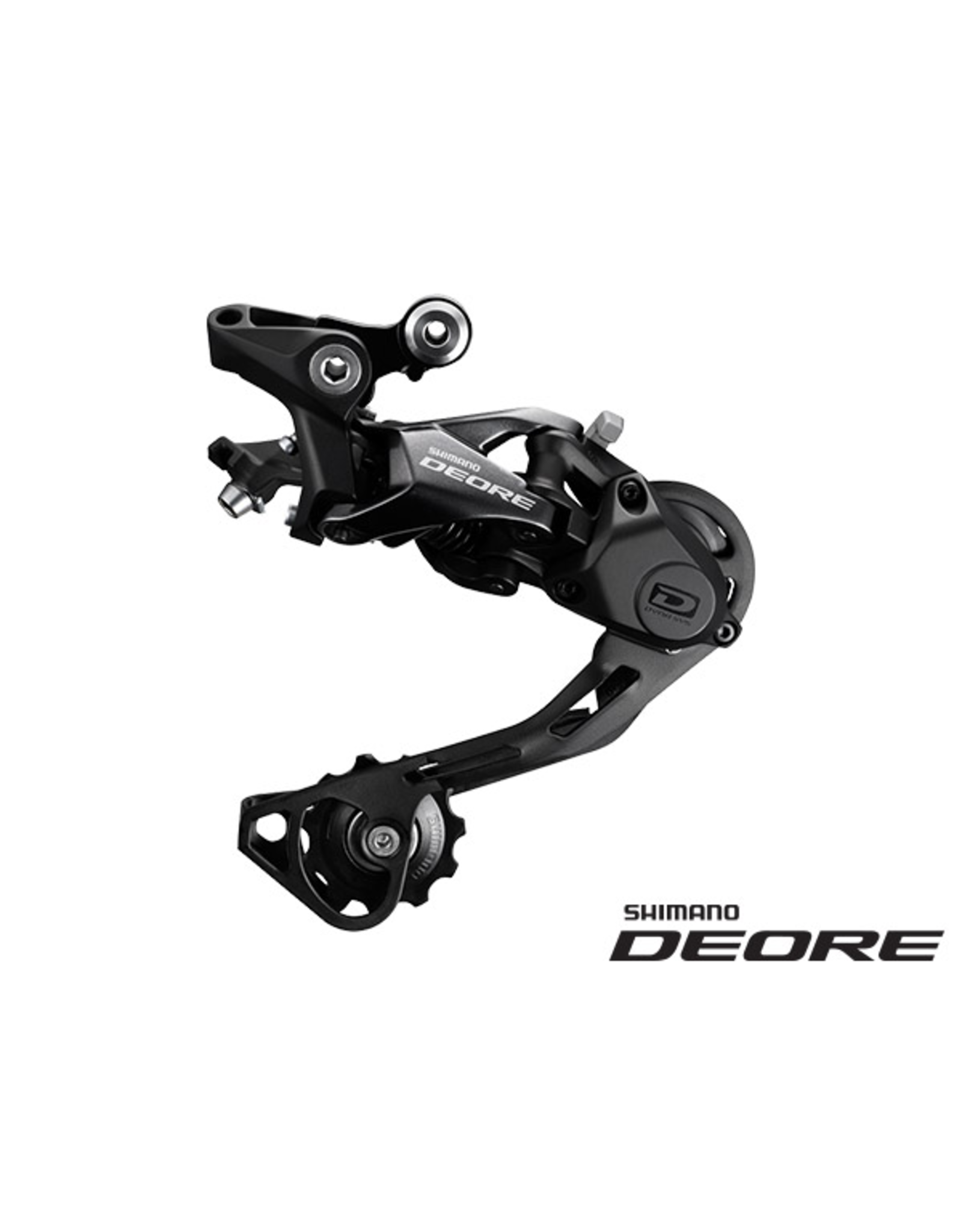 Shimano SHIMANO DEORE RD-M6000 SHADOW+ 2x10 SPEED MEDIUM REAR DERAILLEUR BLACK