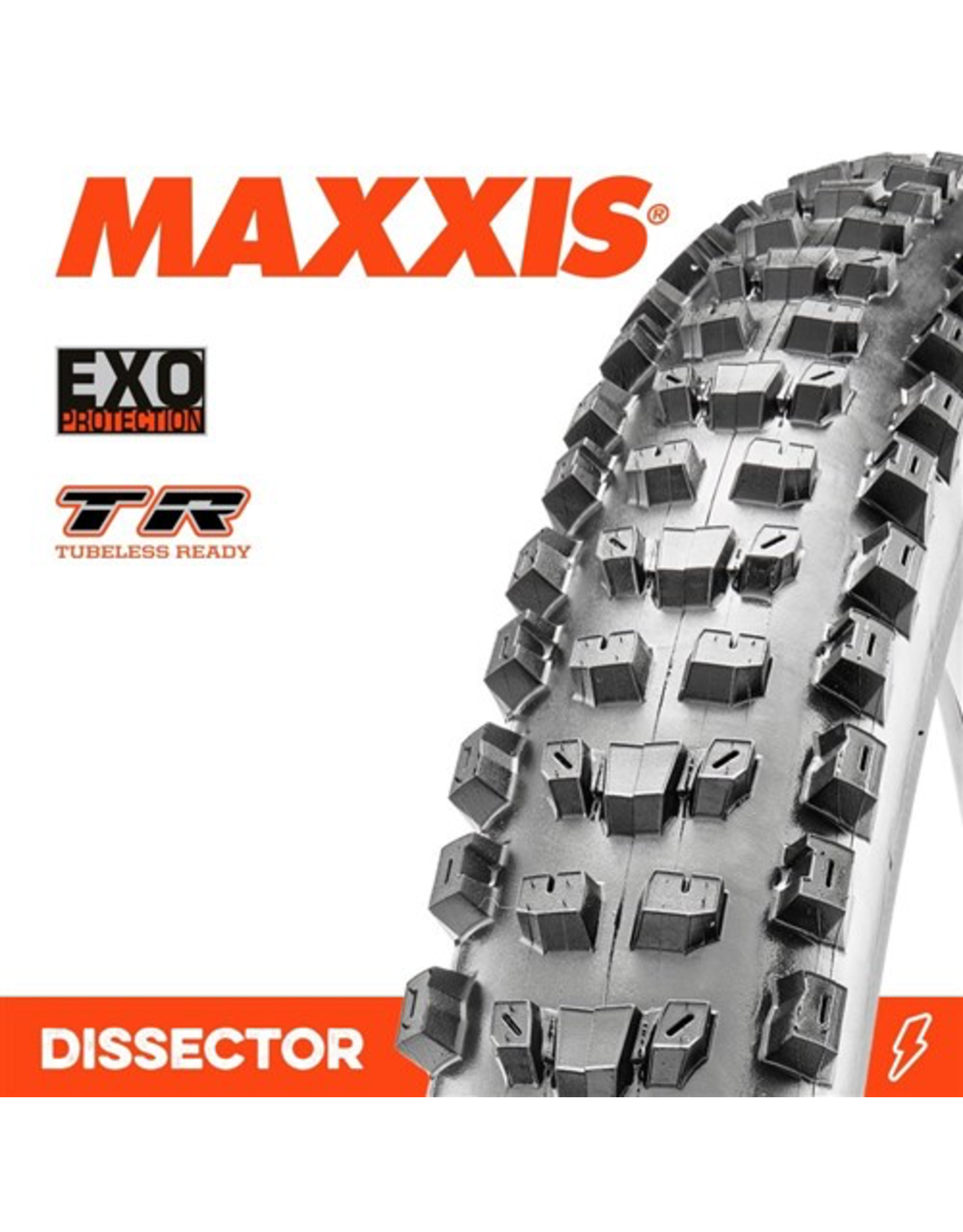 MAXXIS MAXXIS DISSECTOR 27.5 X 2.40” TR EXO FOLD 60TPI TYRE