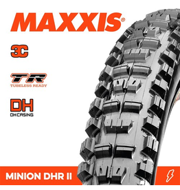 MAXXIS MAXXIS MINION DHR II 27.5 X 2.40” TR DH 3C MAXX GRIP FOLD 60X2 TPI TYRE
