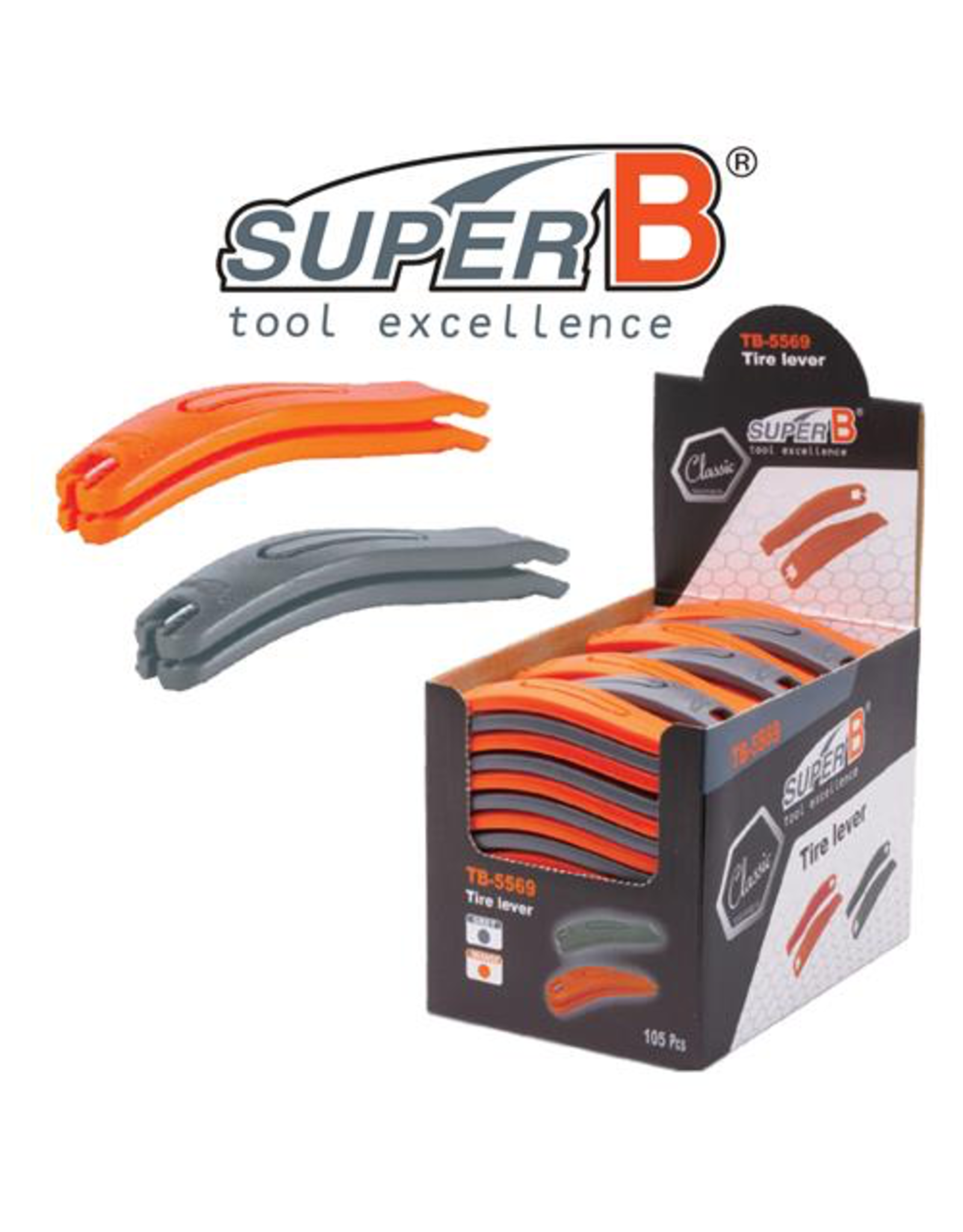 SUPER-B SUPER-B CLASSIC TYRE LEVER TOOL SET OF 3