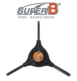 SUPER-B SUPER-B CLASSIC Y-WRENCH TORX KEY TOOL  25/30/40