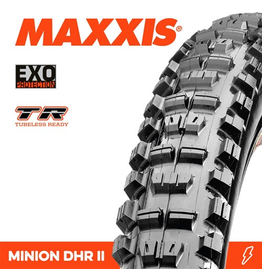 MAXXIS MAXXIS MINION DHR II 27.5 X 2.40” TR EXO FOLD 60TPI TYRE