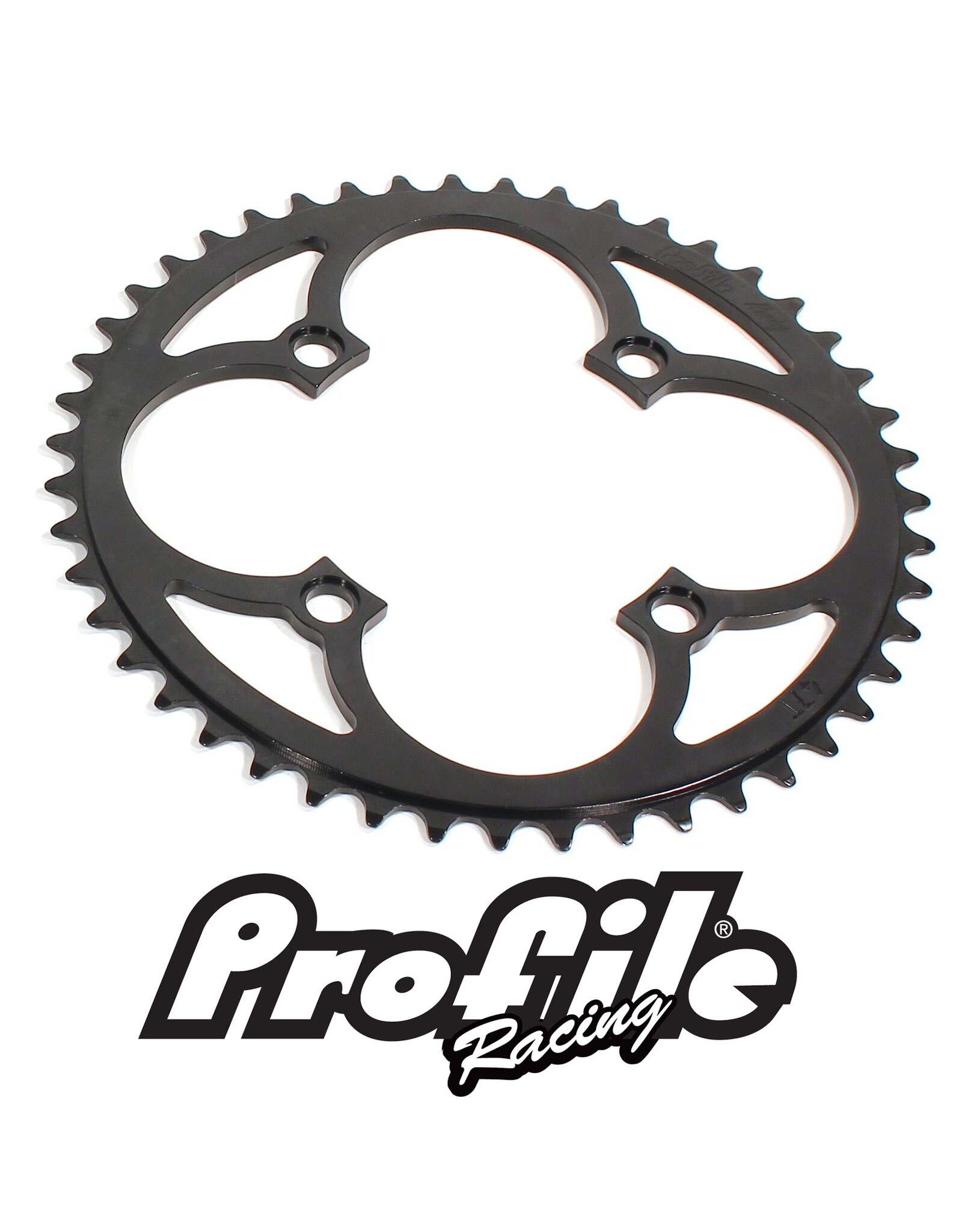 PROFILE RACING PROFILE RACING 104X42 4 BOLT BLACK CHAINRING