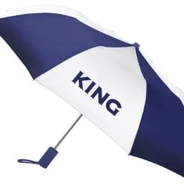 ES Sports Match navy panel on navy/white umbrella