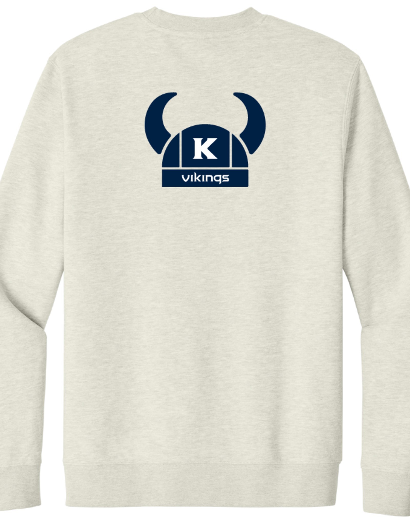 District SALE Soft Crew Sweatshirt - K with Viking Helmet