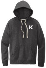 District Unisex Contrast Cord Soft Fleece Hoodie