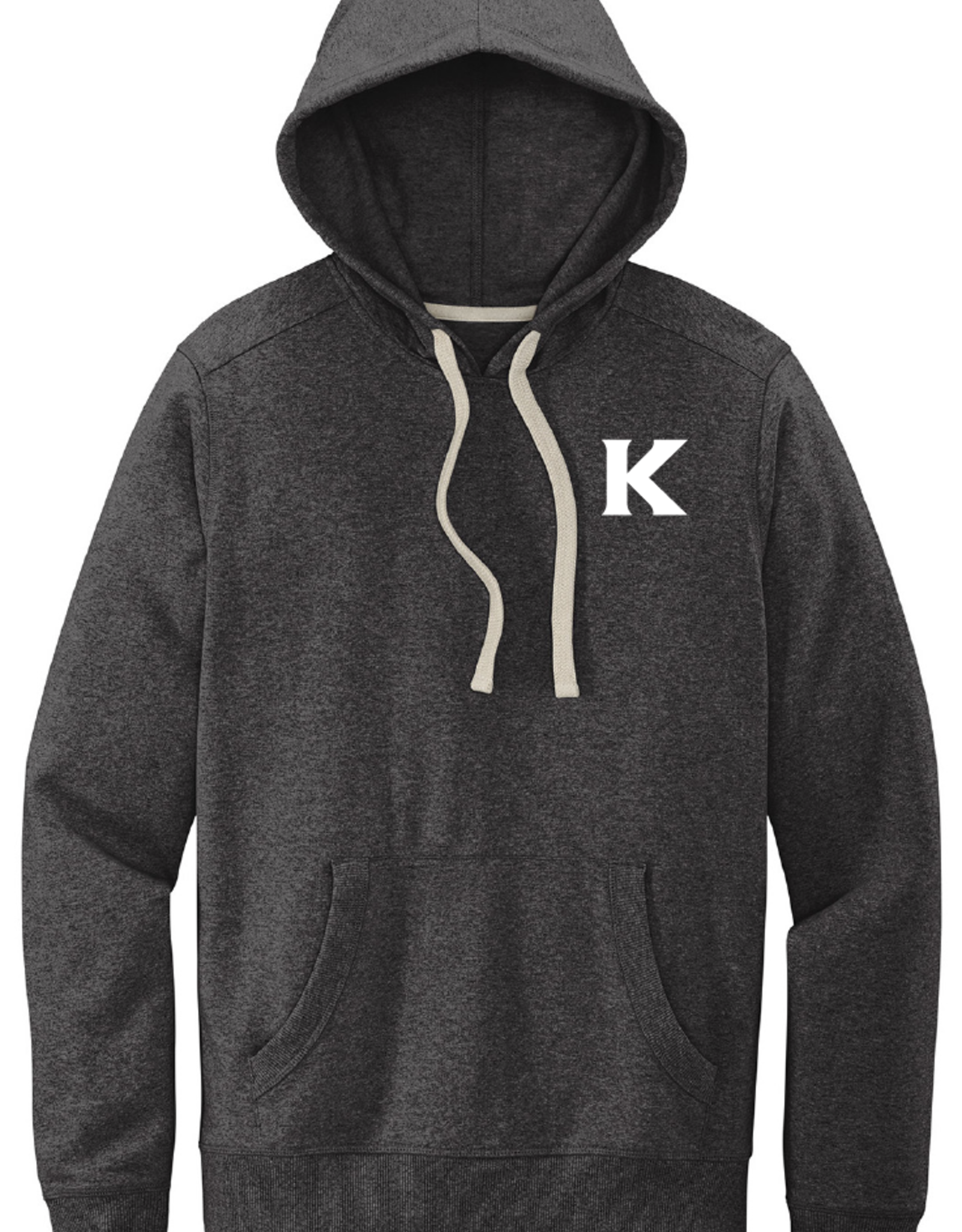 District Unisex Contrast Cord Soft Fleece Hoodie