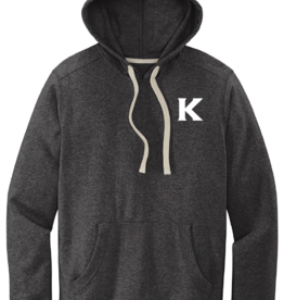 District Unisex Contrast Cord Soft Fleece Hoodie