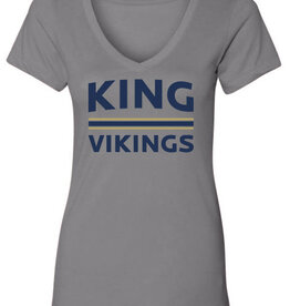 BAW Women's V Neck Soft Blend T-shirt