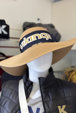 Vikings Wide Brim Straw Hat