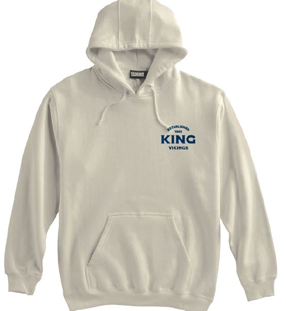 Super Fleece Sand Hoodie - Youth - King School Store 