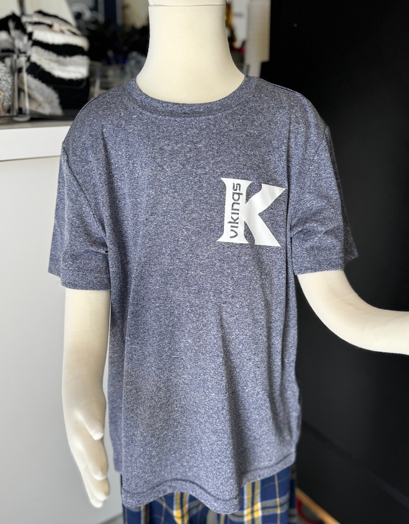 SportTek Heathered Performance Tee - Youth