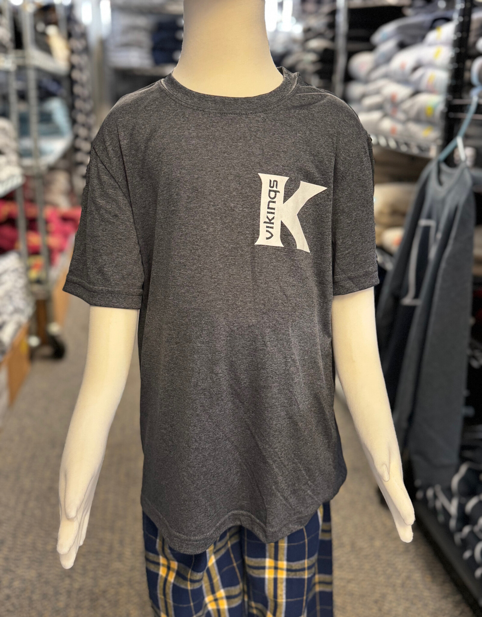 SportTek Heathered Performance Tee - Youth