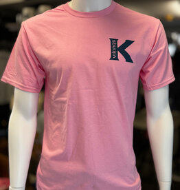 Port & Co Candy Pink Cotton Tee -  Adult