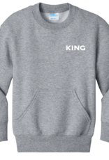 Port & Co Core Fleece Crewneck Pocket - Youth