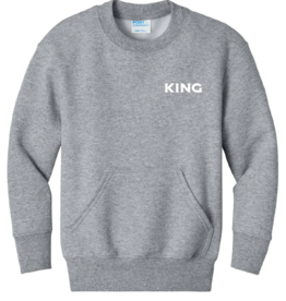 Port & Co Core Fleece Crewneck Pocket - Youth