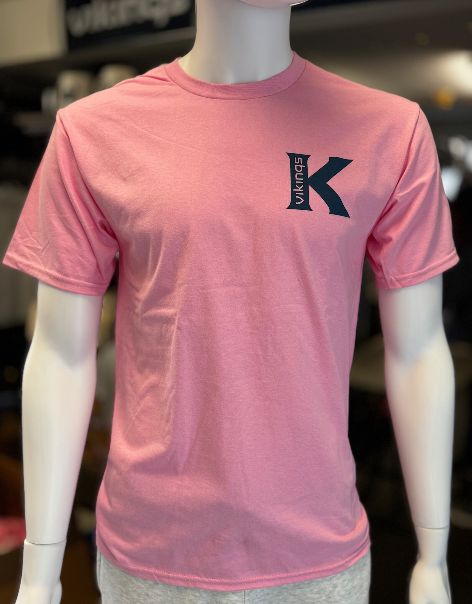 Port & Co Candy Pink Cotton Tee - Youth