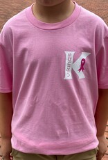 Port & Co Candy Pink Cotton Tee - Youth