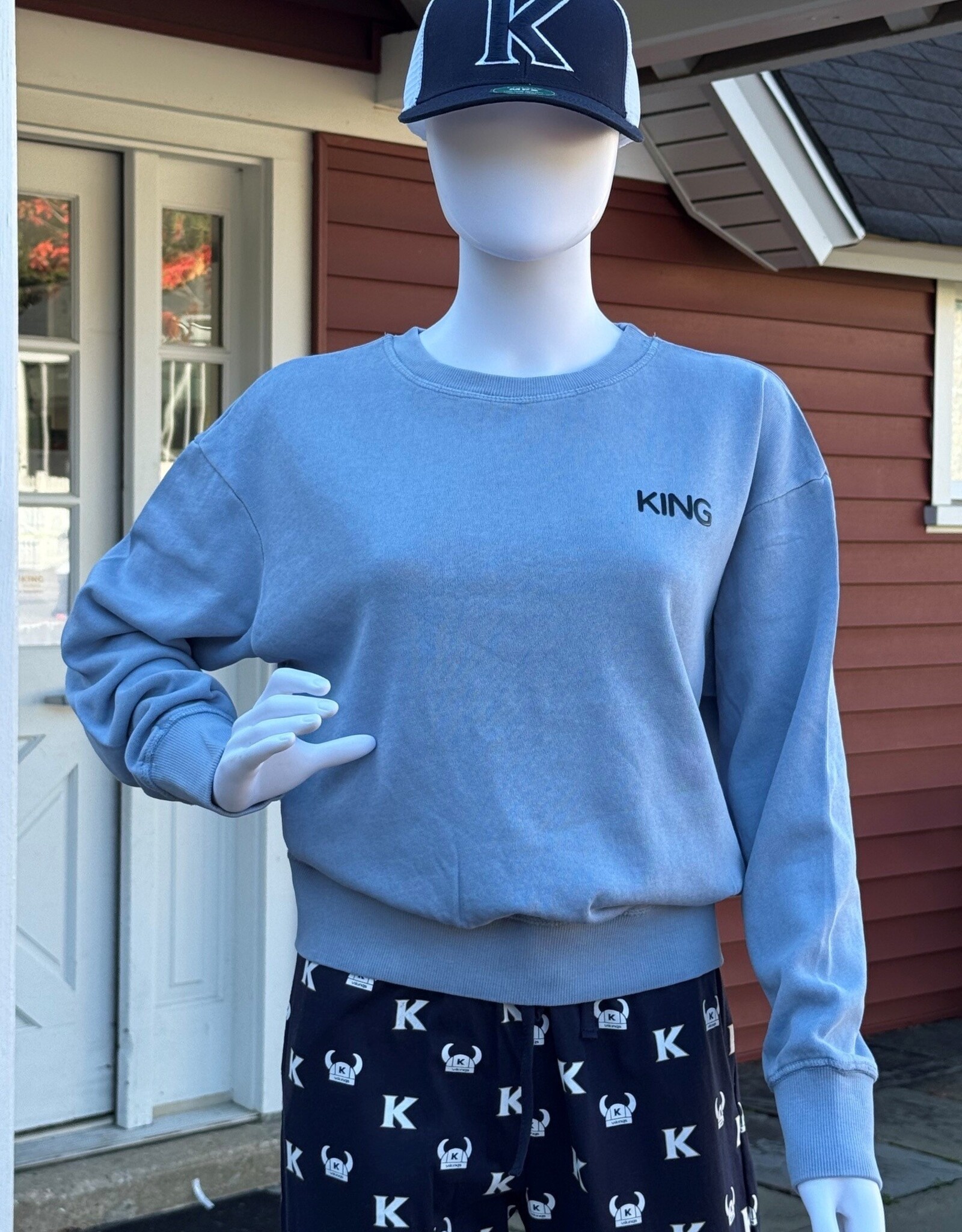 U.S. Apparel KING Womens Crewneck Sweatshirt