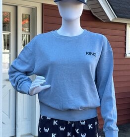 U.S. Apparel KING Womens Crewneck Sweatshirt