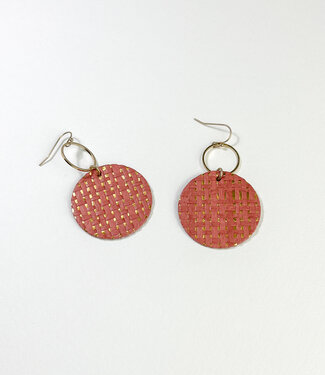 SM Style Woven Leather Earrings