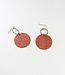 Woven Leather Earrings