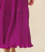 Magenta Halter Pleated Dress