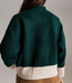 Green Sweater White Cuff/Hem